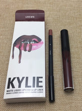 Load image into Gallery viewer, 2019 hot new KYLIE matte lipstick + lip pencil