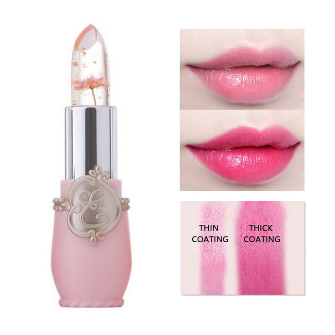 Moisturizer Long-lasting Lipstick Jelly Flower Makeup